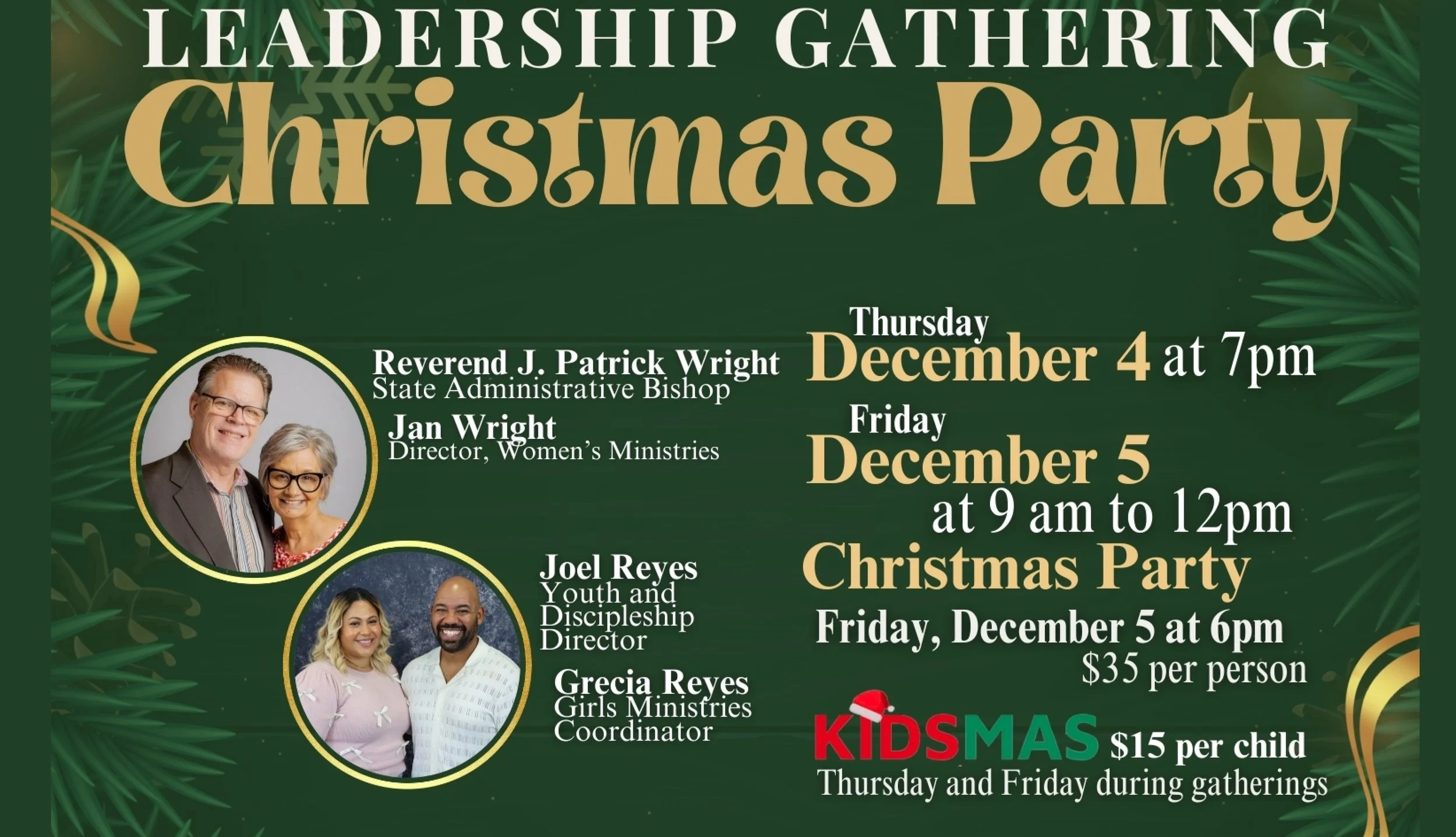 leadership gathering christmas party