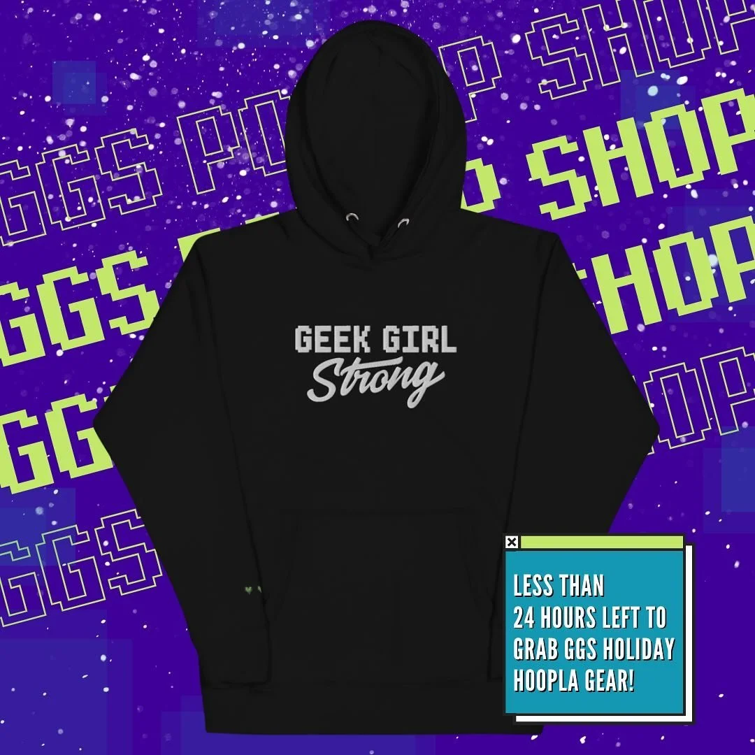We&rsquo;re in the final 24 hours of the Hoopla shop, our final shop for at least 6 months. 💝
&nbsp;
Peep one of my favorite features on all of the GGS merch we&rsquo;ve ever made&ndash;that sleeve detail. 💚💚💚 Check it out via the bio link before