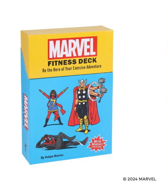 Marvel Fitness Deck: Be the Hero of Your Exercise Adventure (SIGNED BY AUTHOR ROBYN WARREN)