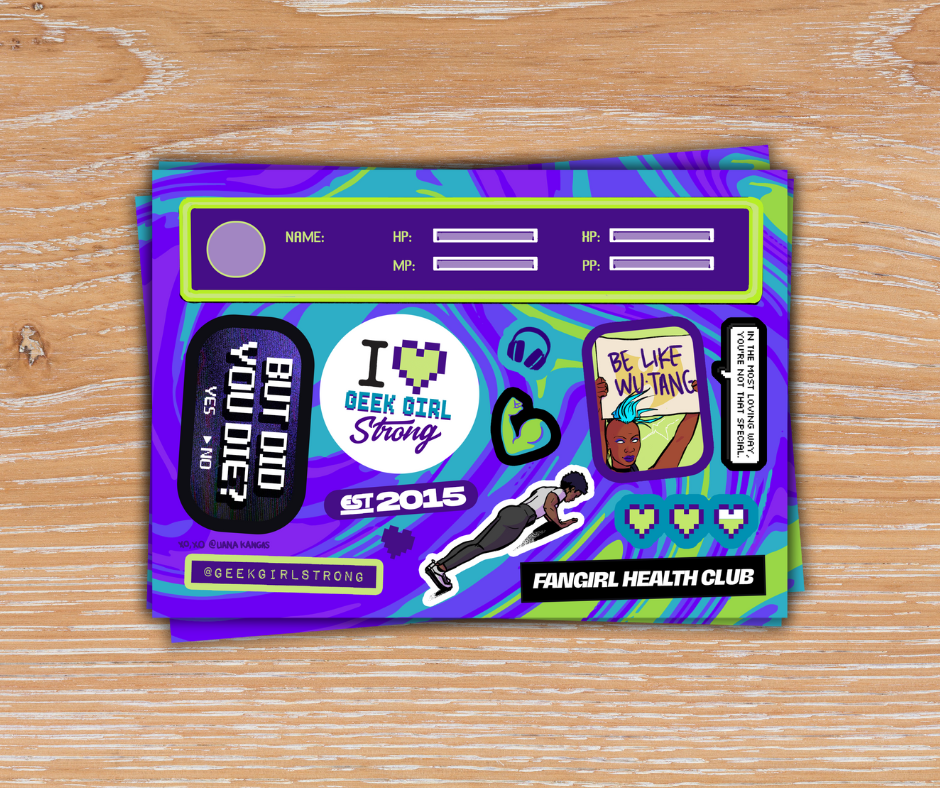 GGS LVL 10 Sticker Sheet *5 Left*