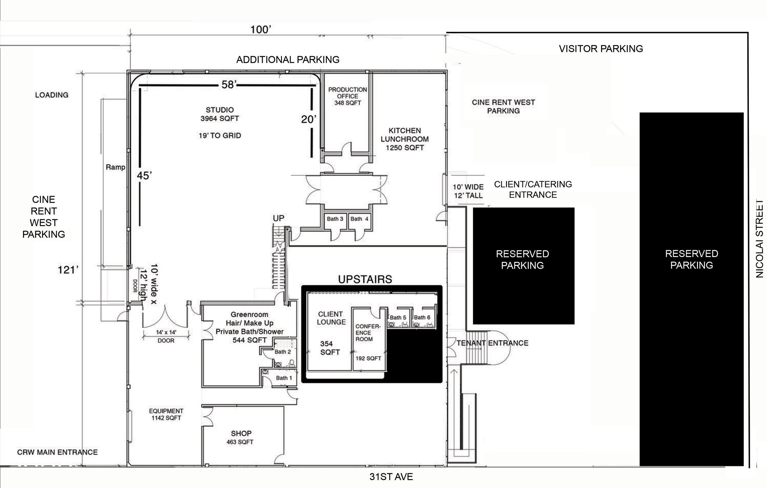 Studio Production Sound Stagestudio Layout Cine West