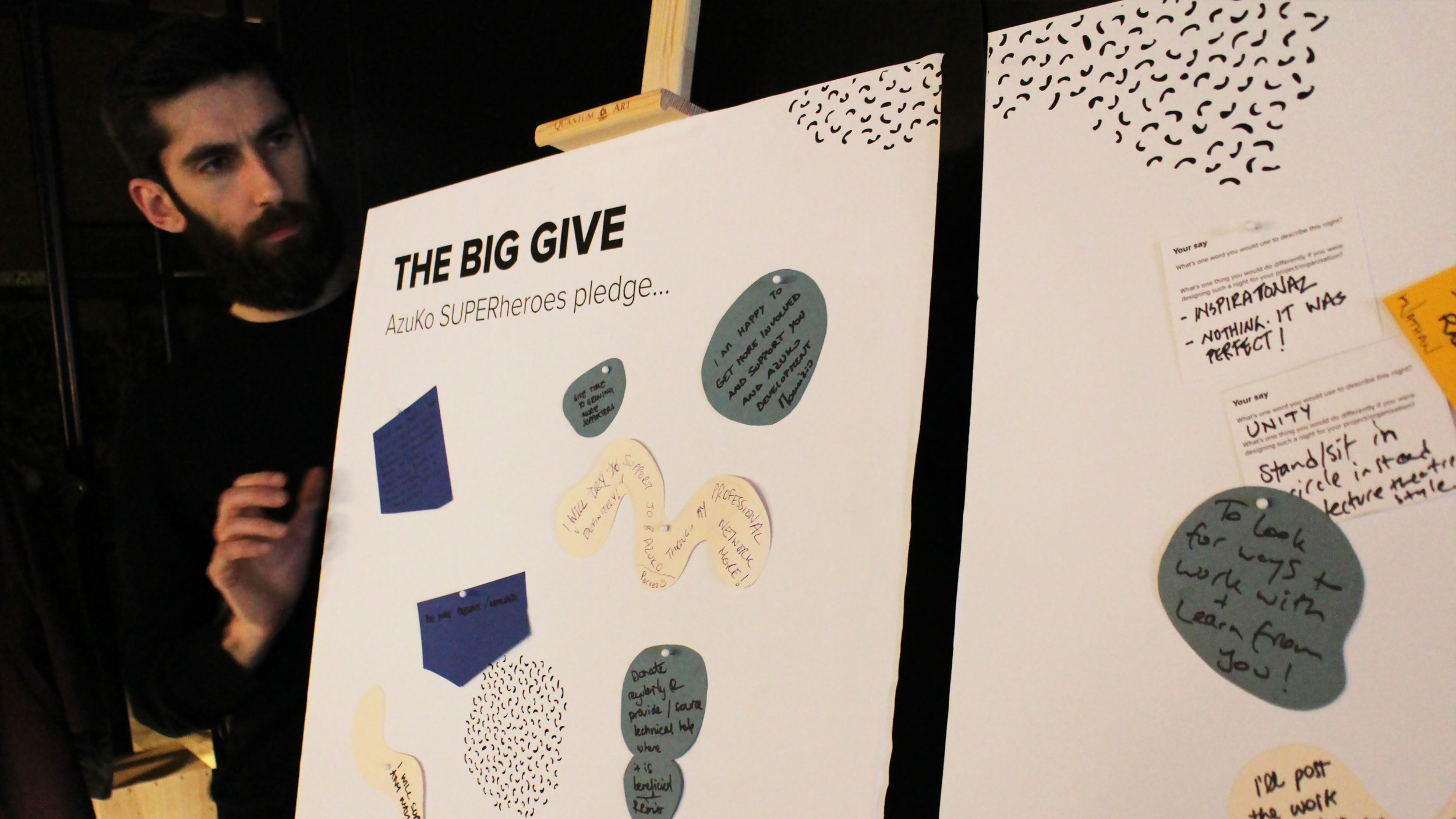The Big Give - AzuKo SUPERheroes make their pledges