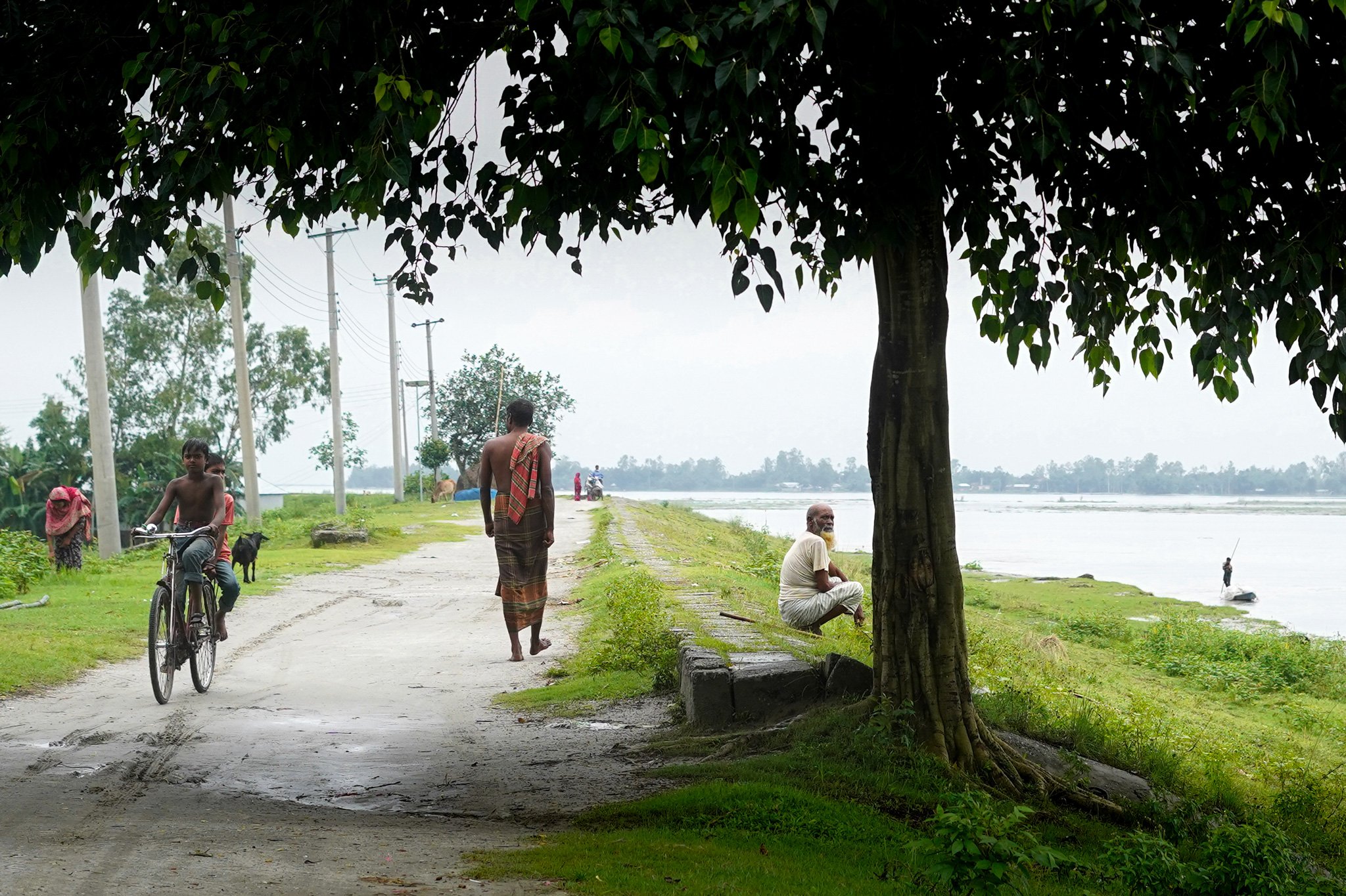 Three ages and three different journeys share the same landscape