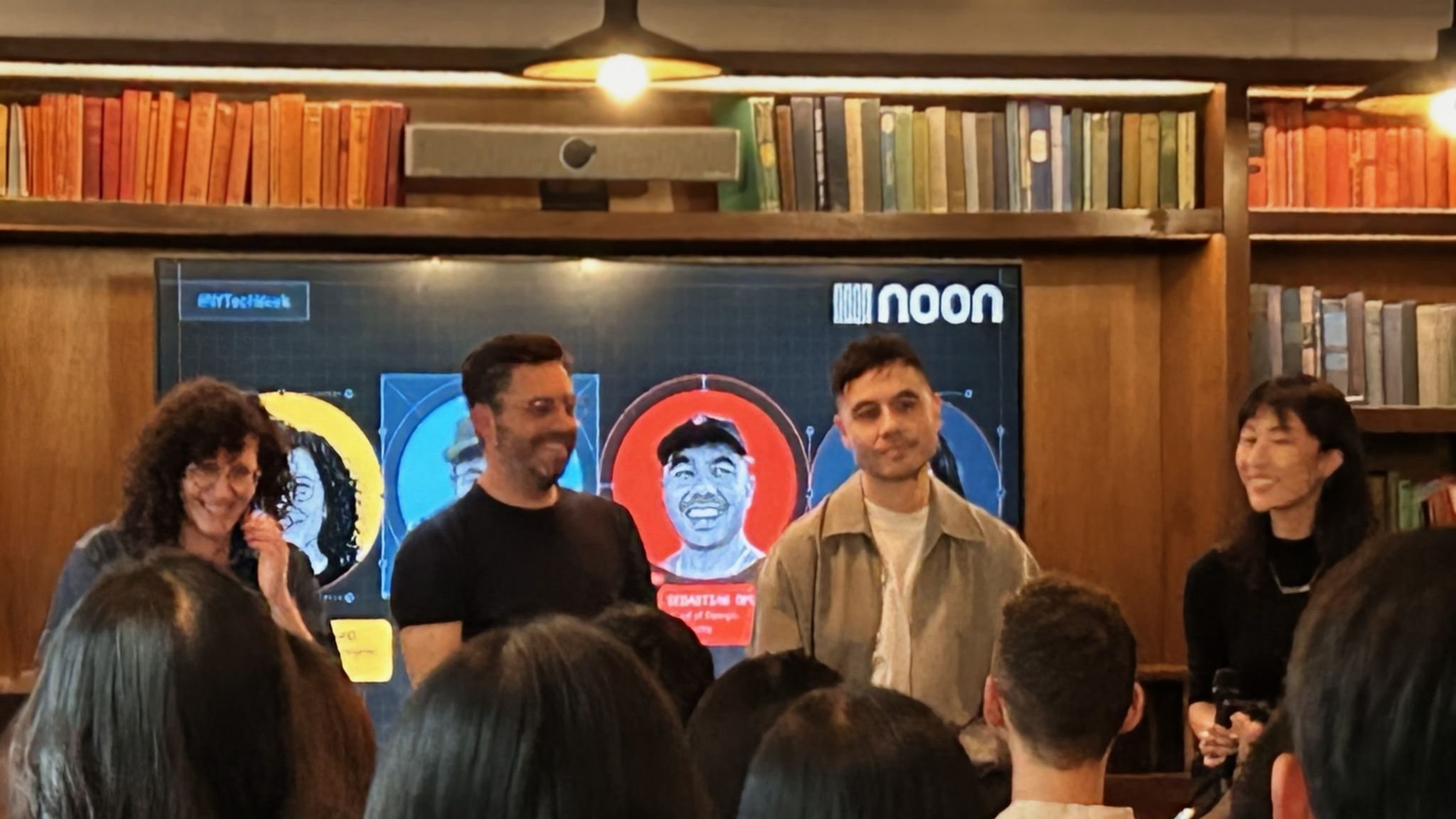 Noon design panel; 3 designers and 1 moderator