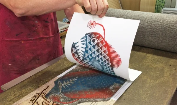 Multi-Color Lino Printing and Block Printing Techniques for