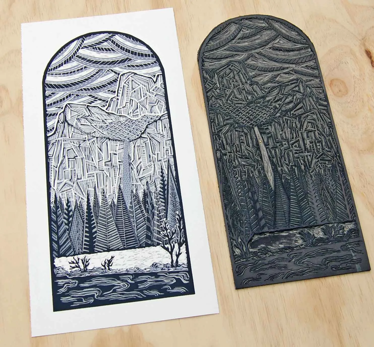 Linocut Prints, Woodcuts and Modern Travel Posters — Linocut Artist
