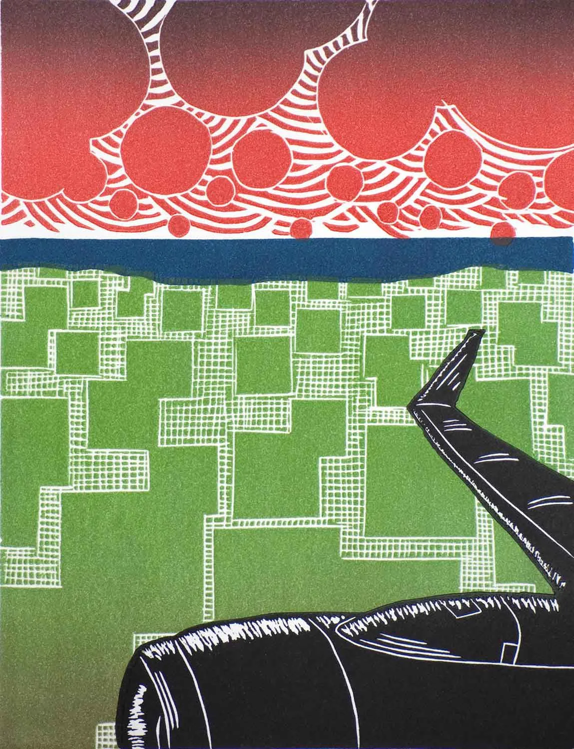 Linocut Prints, Woodcuts and Modern Travel Block Prints — Linocut