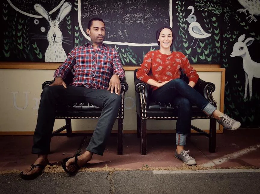 Co-hosts of our WeTalk Wednesday series: Gregory Belle Jr. and me