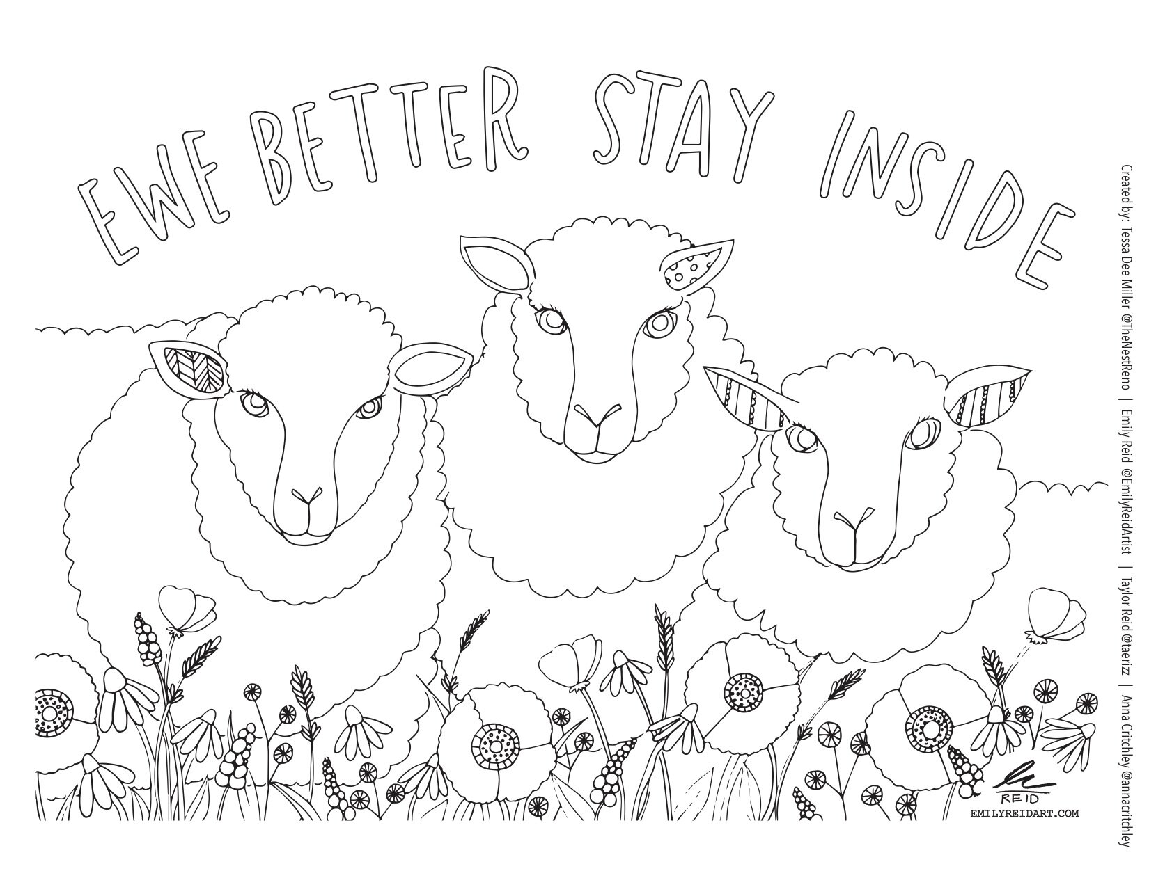 Download Printable Quarantine Coloring Book In Pdf Format The Nest Reno
