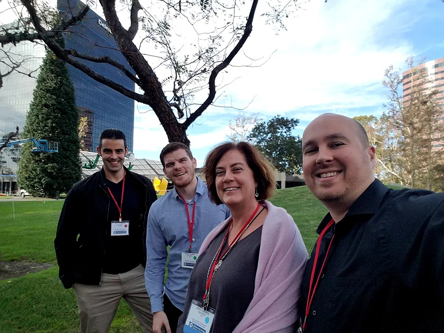 Mary Naimish along with cyrus Abtahi, Robert Allison and Adam Belsey at the “Effective Strategies for Litigating Child Custody in Domestic Violence Cases” course.