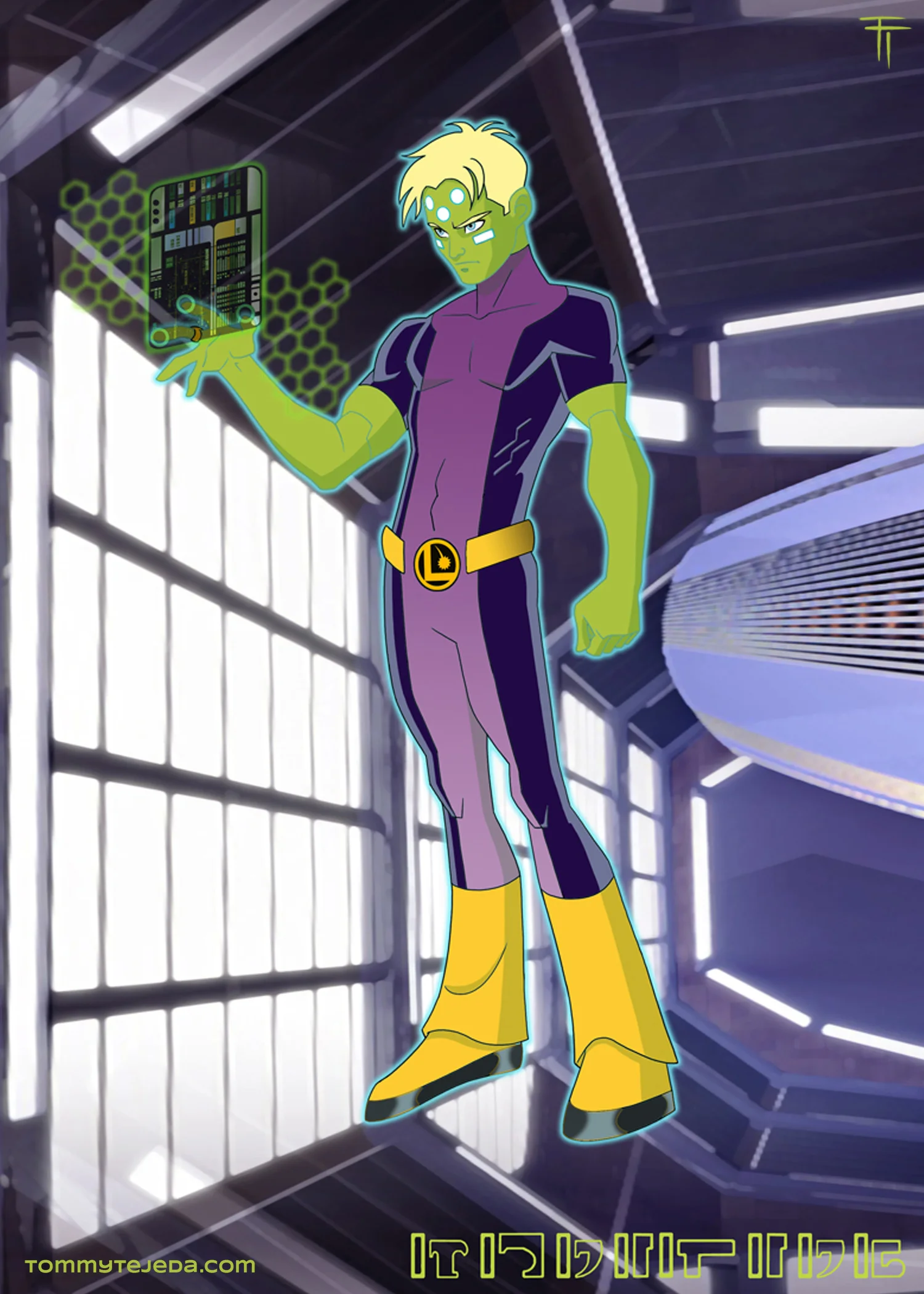 BRAINIAC 5 POSTCARD