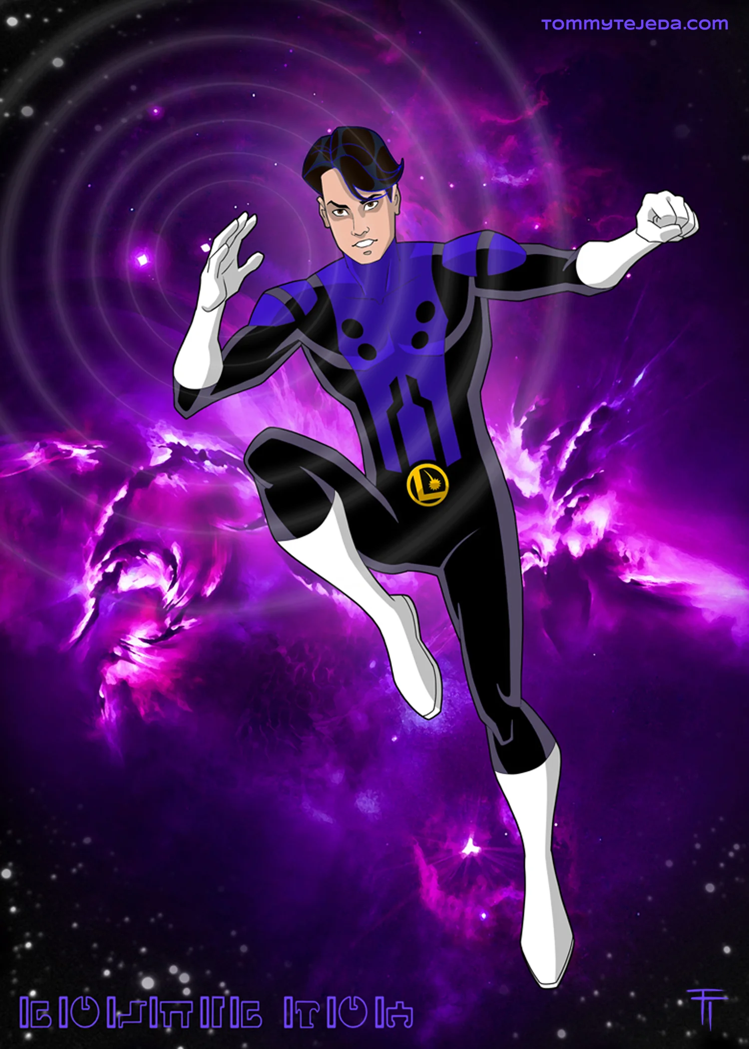 COSMIC BOY POSTCARD