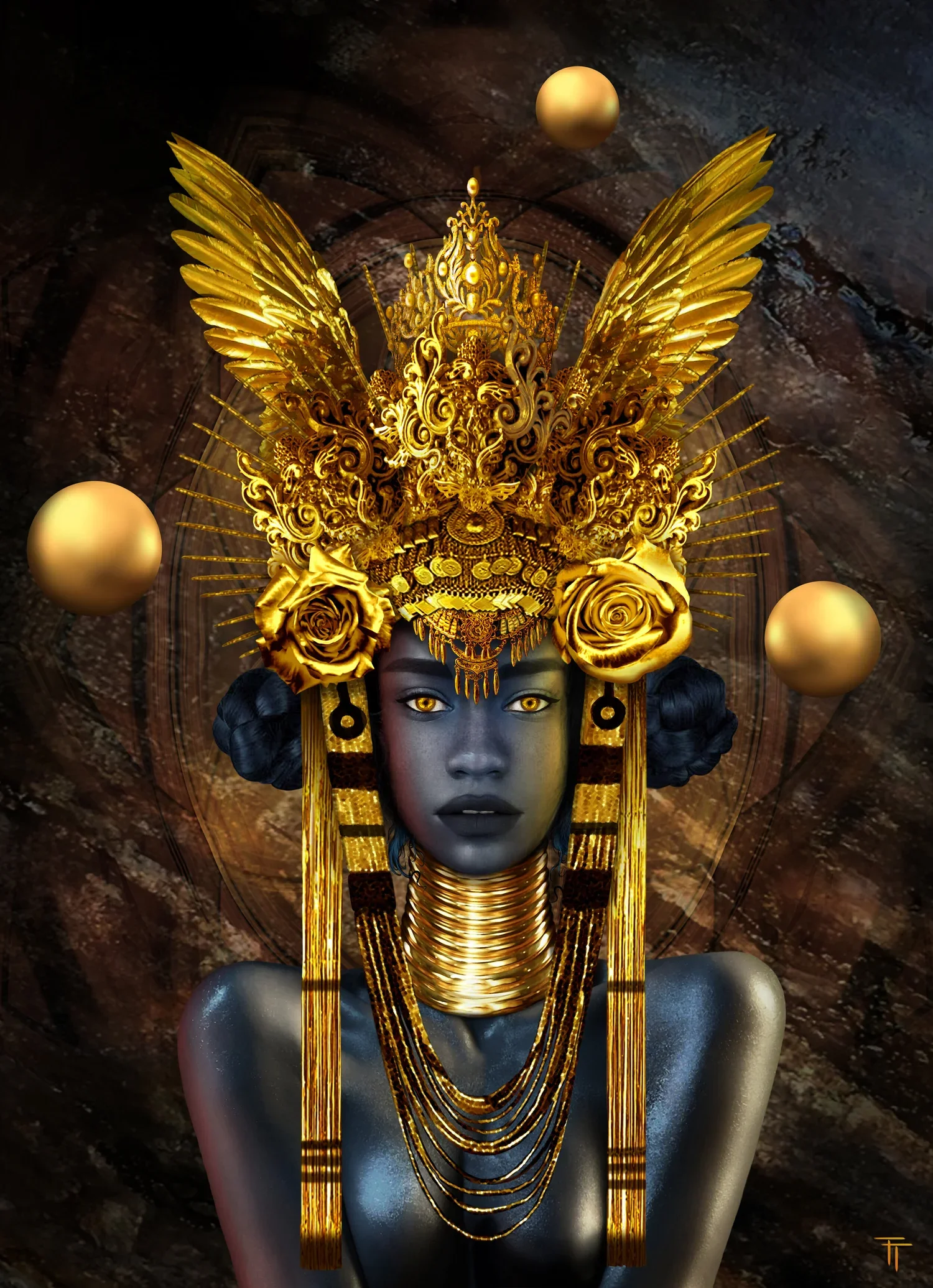 Golden Magic - Canvas Print