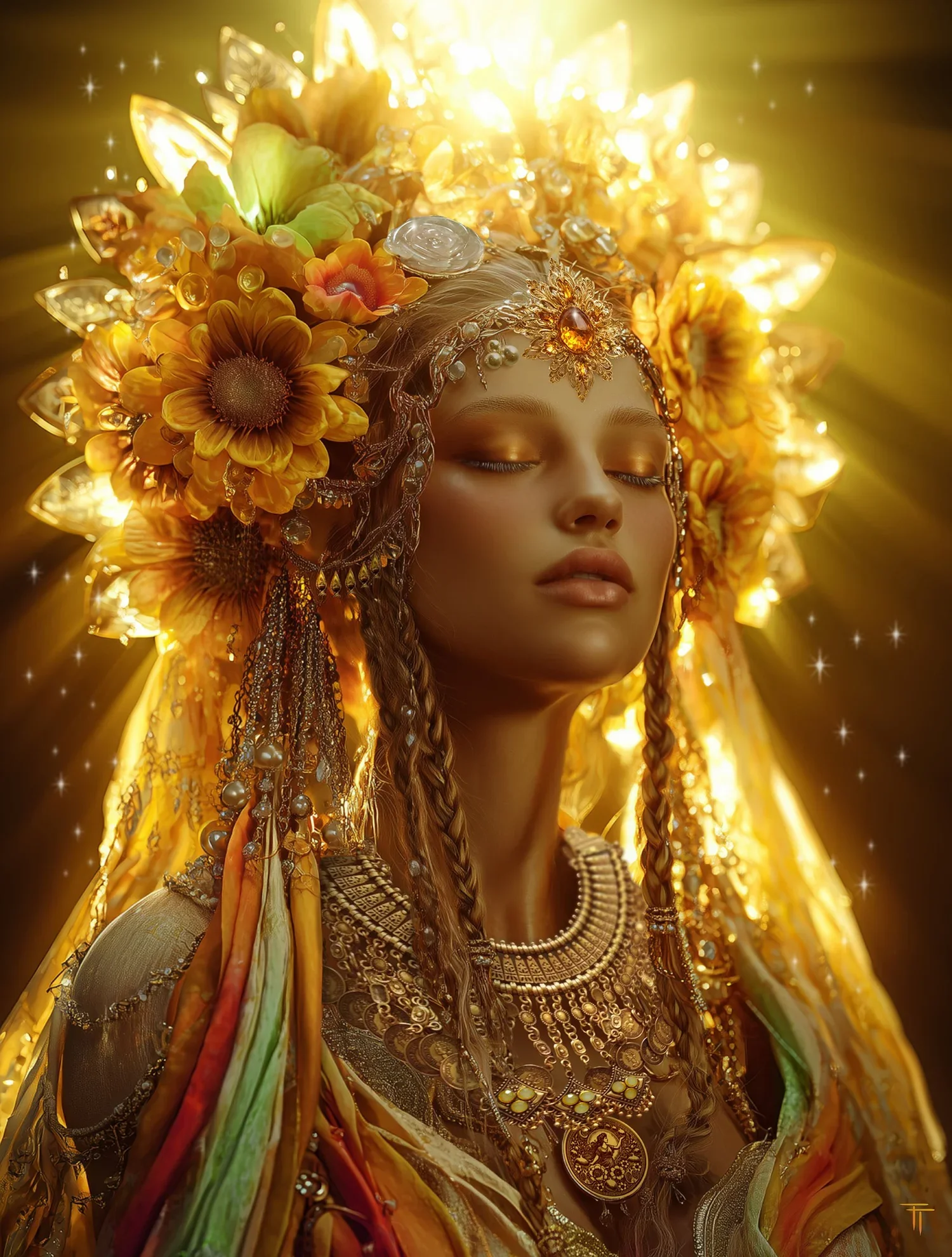 Summer Solstice Goddess - Canvas Print