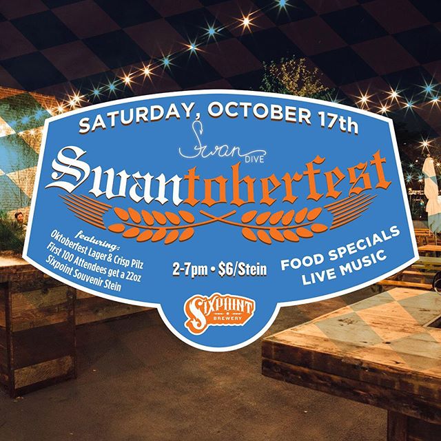 Closed today, possibly tomorrow so we'll have to see you for Oktoberfest in a couple weeks. Featuring @sixpointbrewery and @pigbeachnyc BBQ specials. #summeronthecanal #oktoberfest #sixpoint
