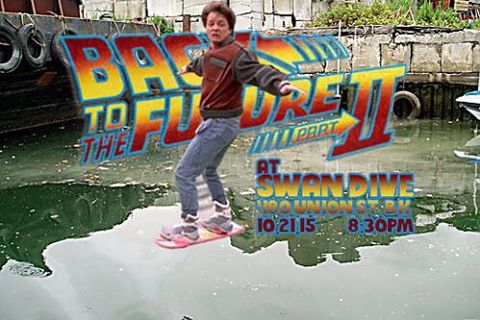 Hover down the Gowanus and meet us for a free screening of Back to the Future 2 on 10.21.15 - the day Marty McFly time traveled to!!! #bttf2 #bttf2015 #gowanus #gowanuscanal