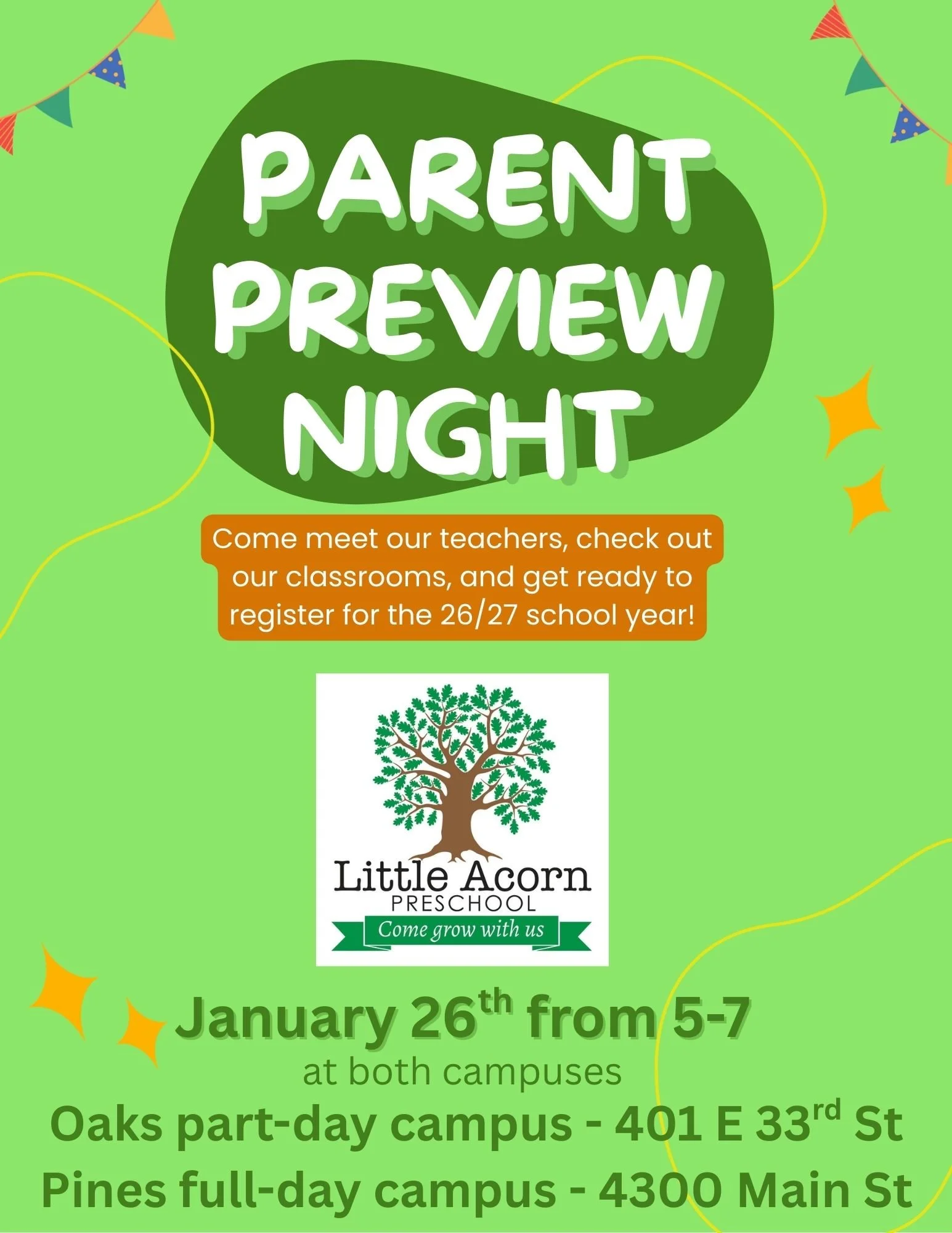 Parent Preview Night