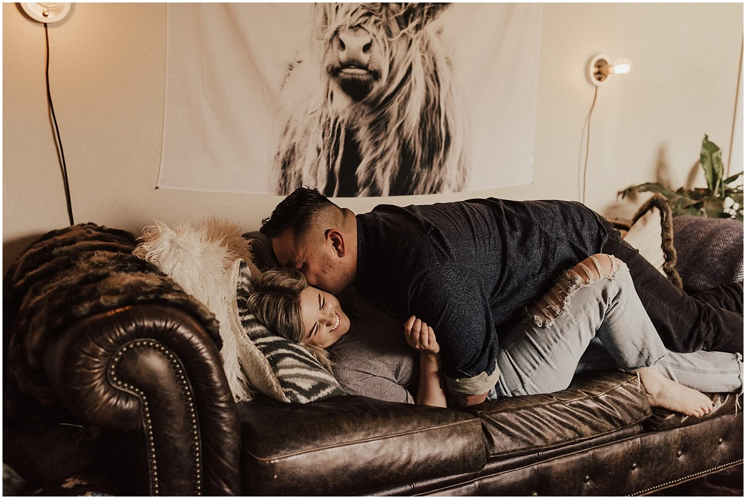 JESS + JEFF // COZY IN-HOME SESSION