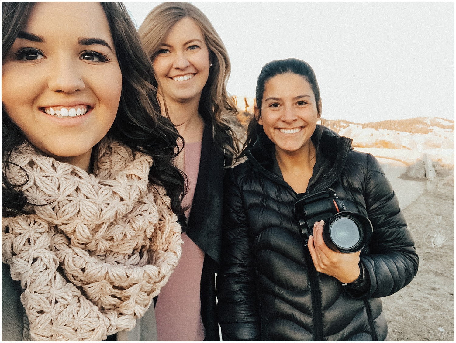 caught up with old friends and shot their engagement photos