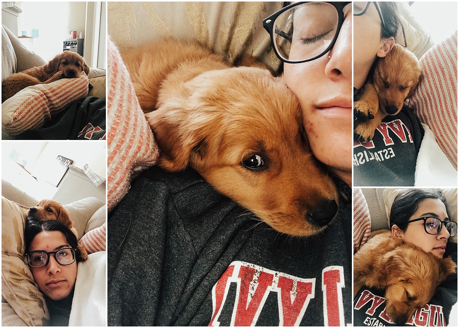 he is so snuggly