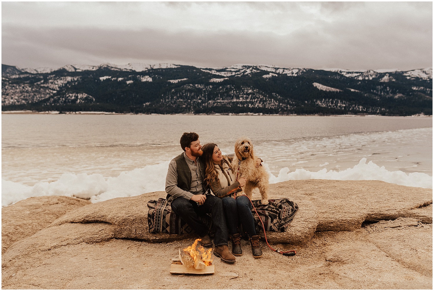 KEVIN + KENDRA // LAKESIDE MCCALL ENGAGEMENT SESSION