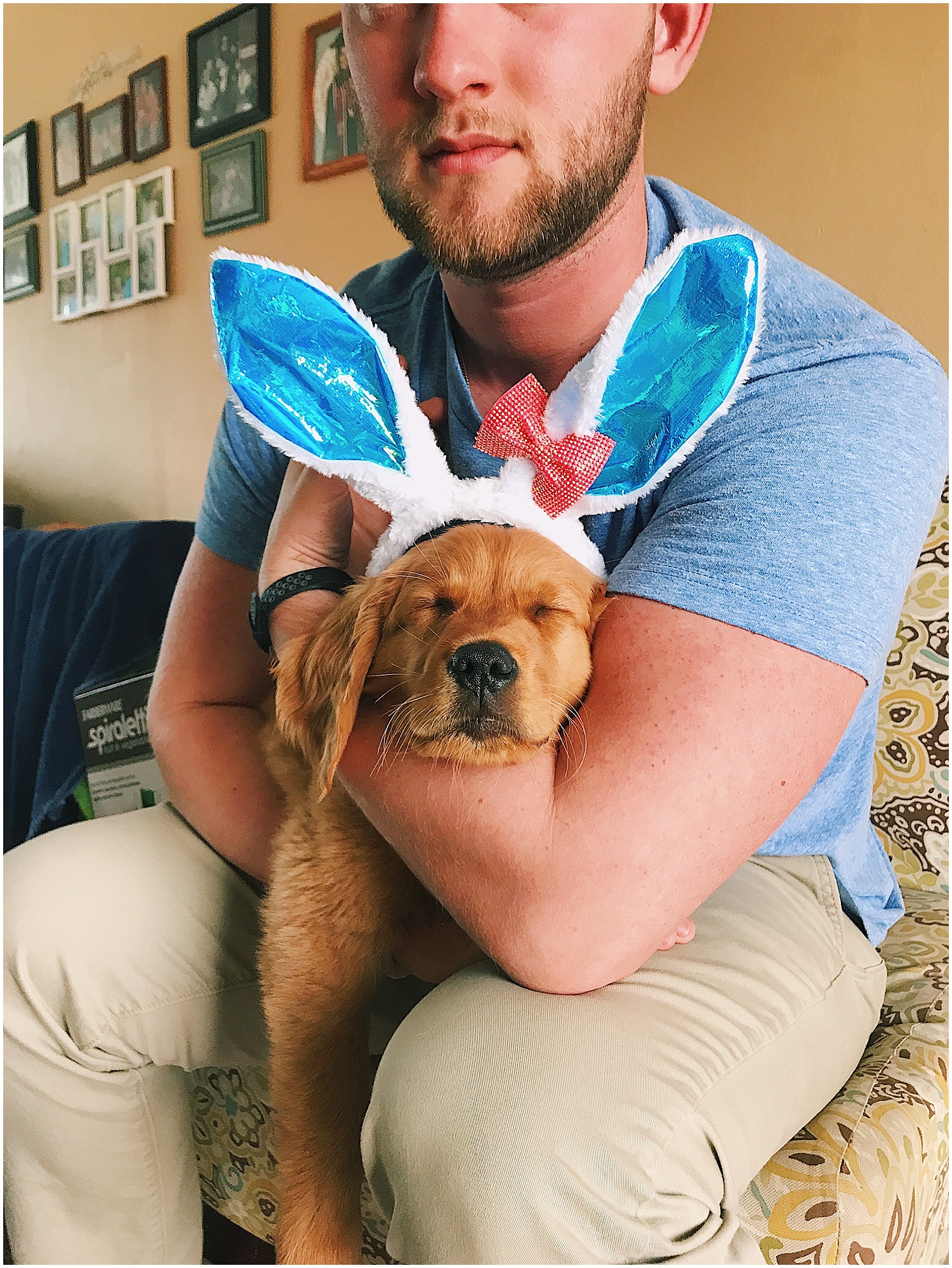  at the start of april was easter, dodger was thrilled 