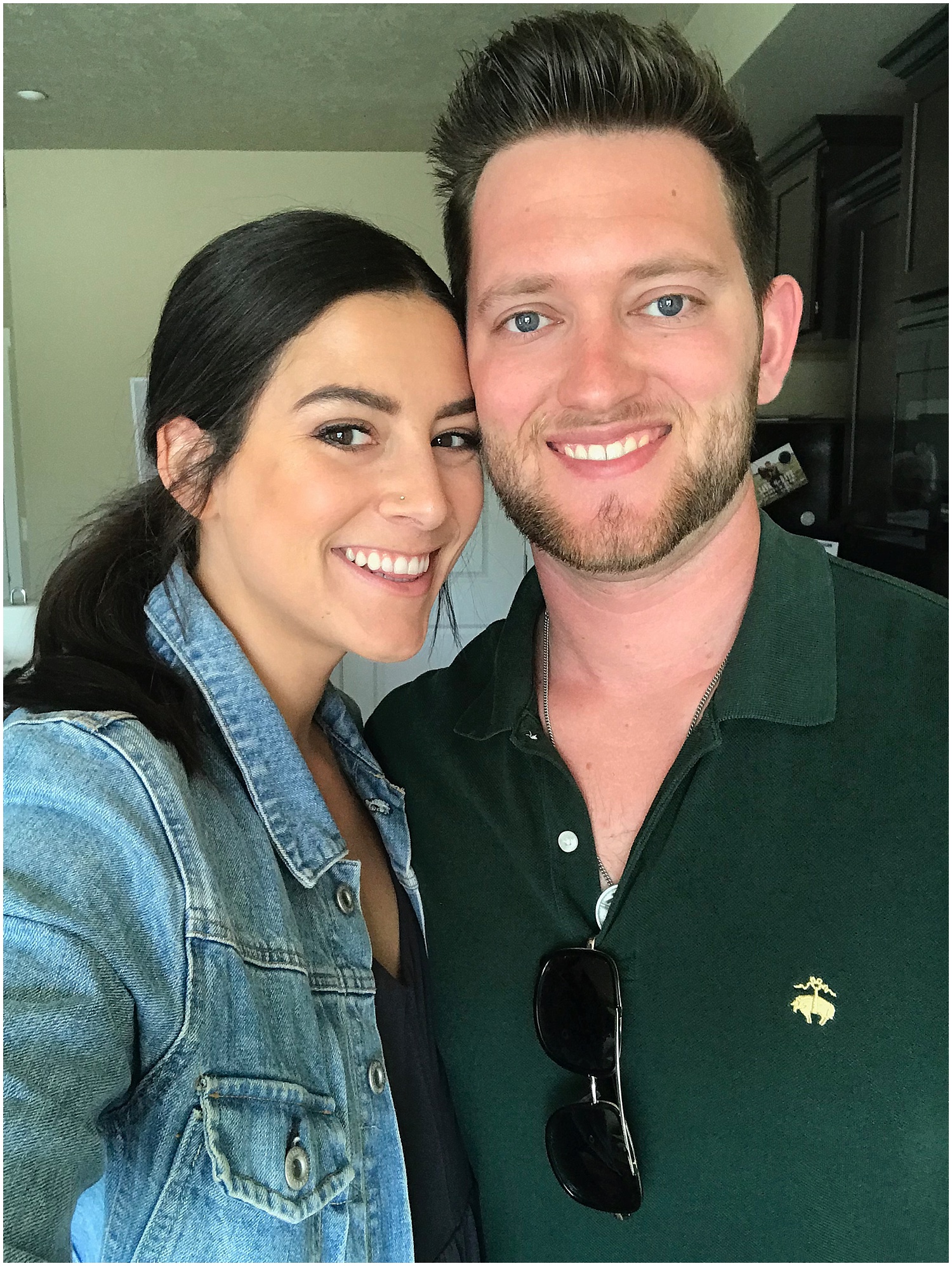 pre-wedding photo before we headed off to mccall!