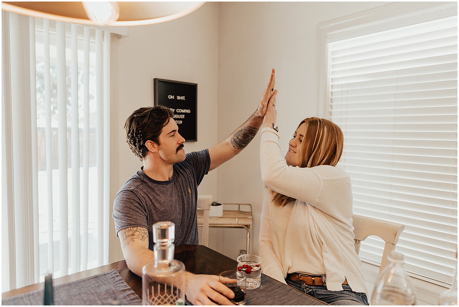 SHANE + KARLI // IN-HOME SESSION + SURPRISE PREGNANCY ANNOUNCEMENT