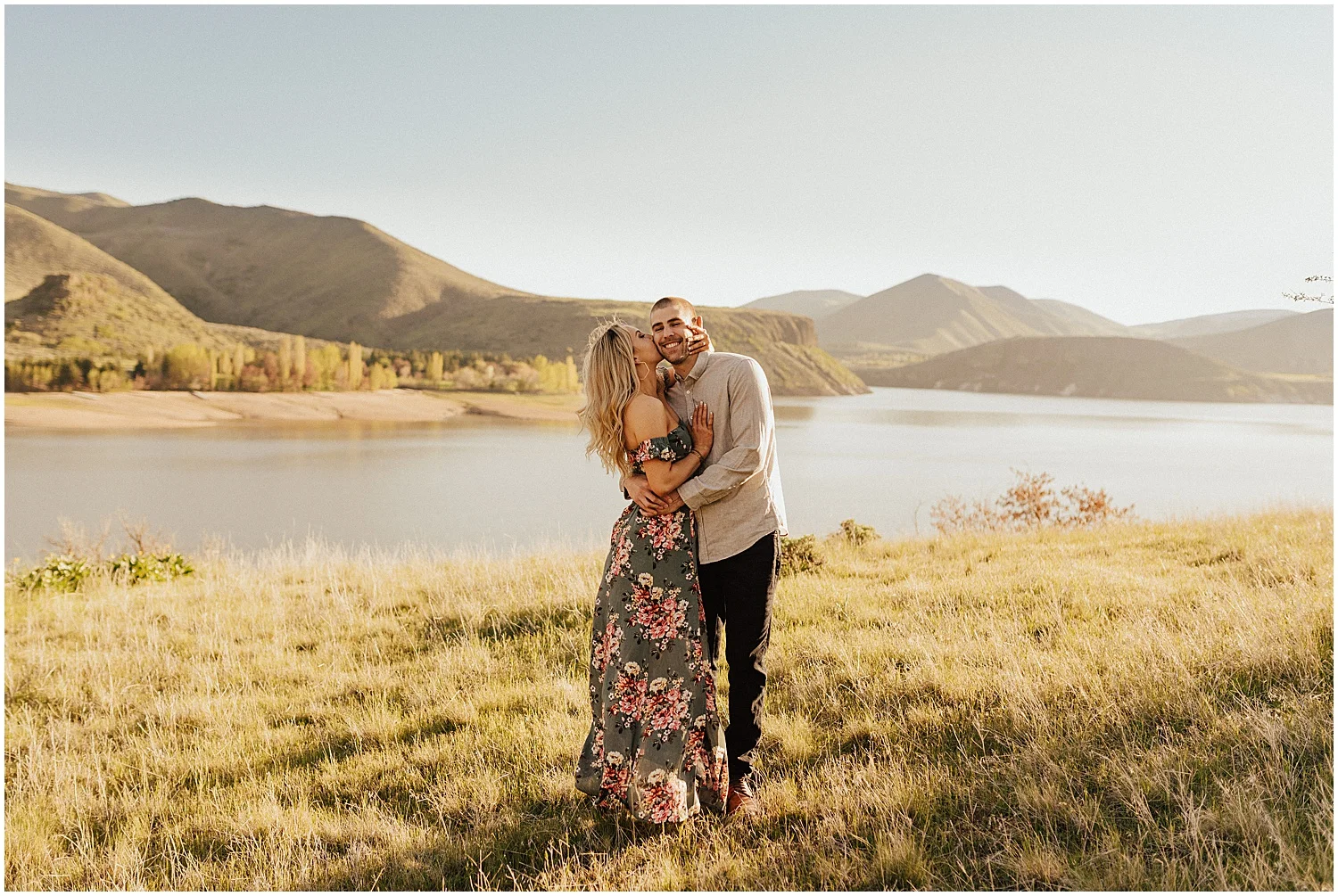 SEAN + ALI // IDAHO LAKE ENGAGEMENT SESSION
