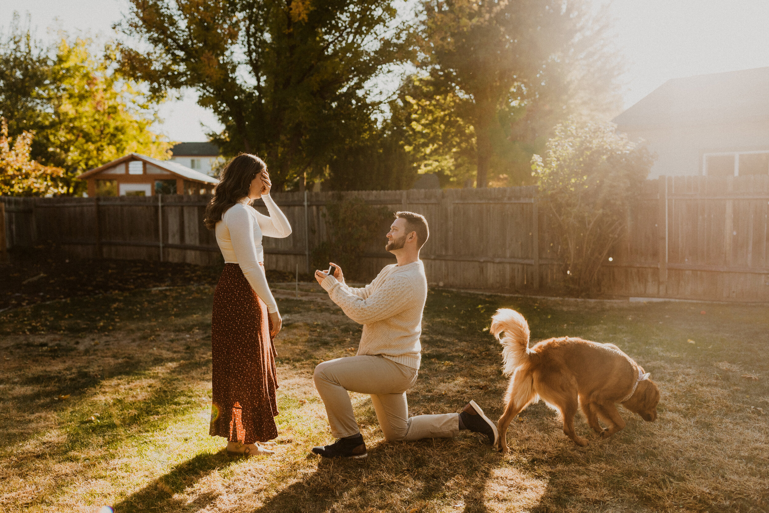  in october or 2019 - ryan popped the question and we started planning our wedding!! 