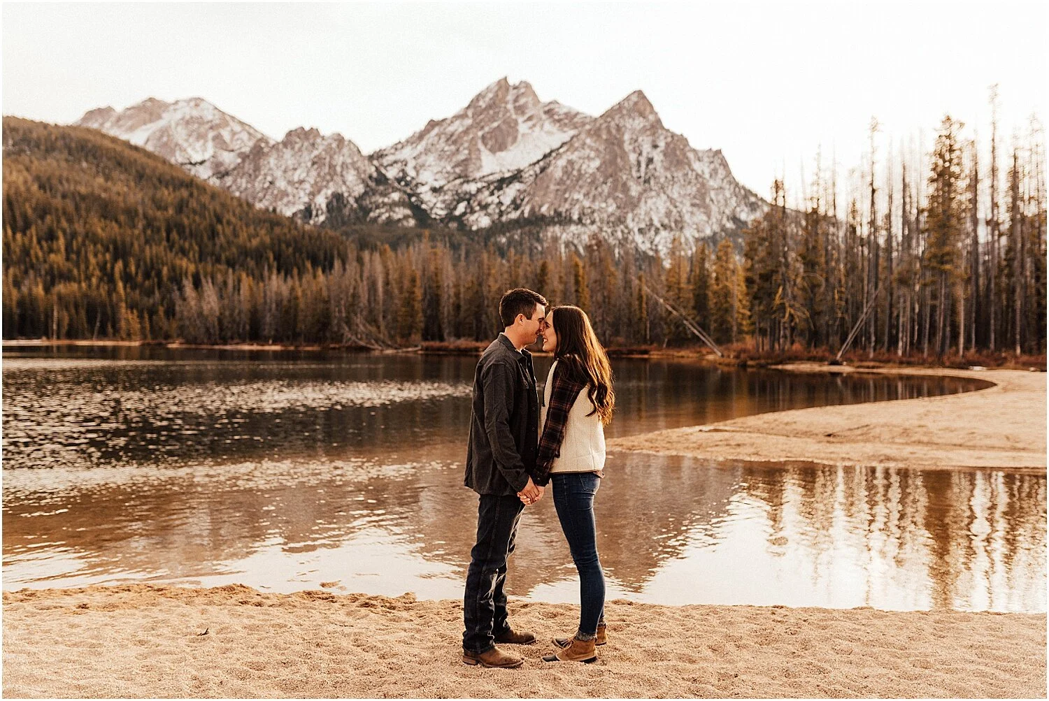 CASSIE + KORY // STANELY IDAHO ENGAGEMENT SESSION