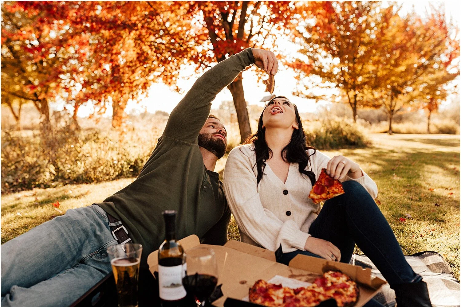 LEVI + ZOË // PIZZA FILLED ENGAGEMENT SESSION