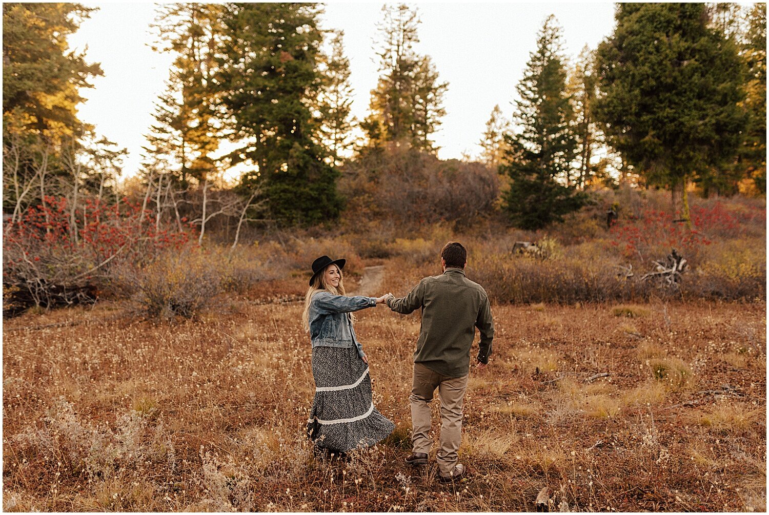 fall october mountaintop sunset golden hour engagement session idaho25.jpg