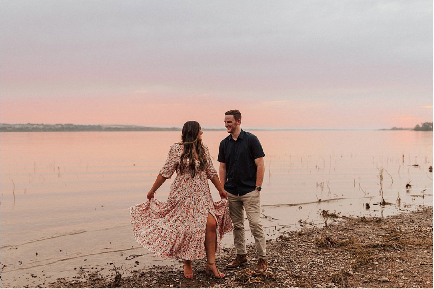 LAUREN + CONOR \\ ENGAGEMENT SESSION, LAKE LOWELL