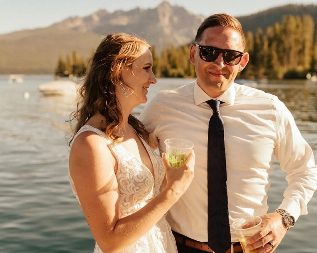 ANNE + TONY // REDFISH LAKE SUMMER WEDDING