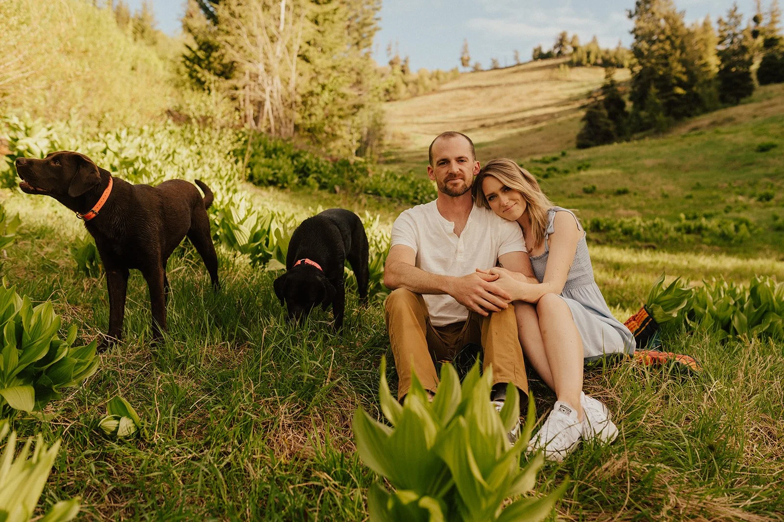 ALIXE + NOAH // GOLDEN SUNSET IN THE MOUNTAINS - COUPLE'S SESSION