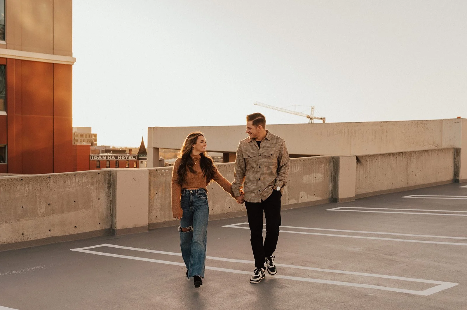 JOSH + COURT // DOWNTOWN URBAN BOISE IDAHO COUPLE SESSION