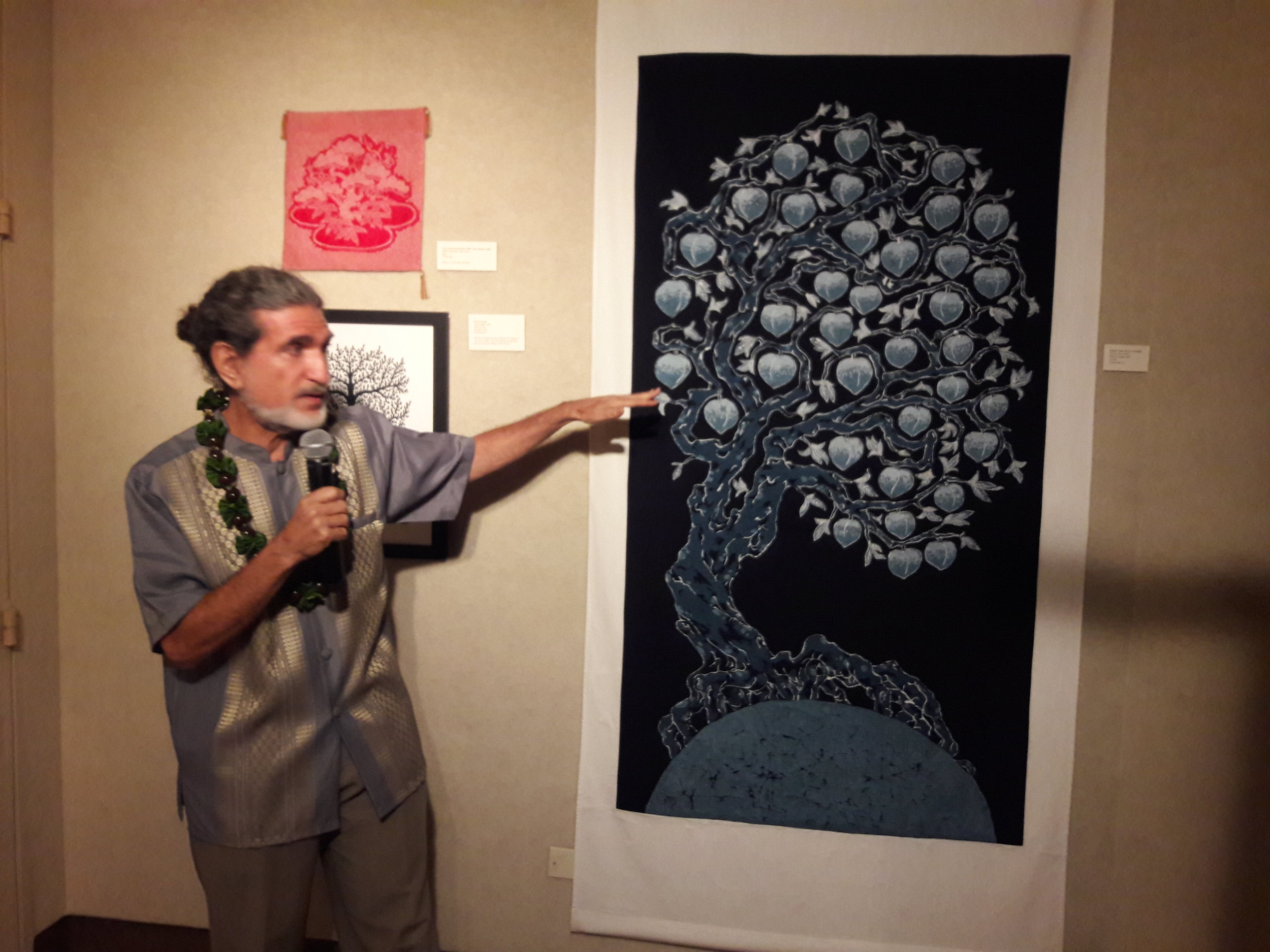 2. Curator Michael Schuster speaking of the Chinese Daoist tree of life.jpg