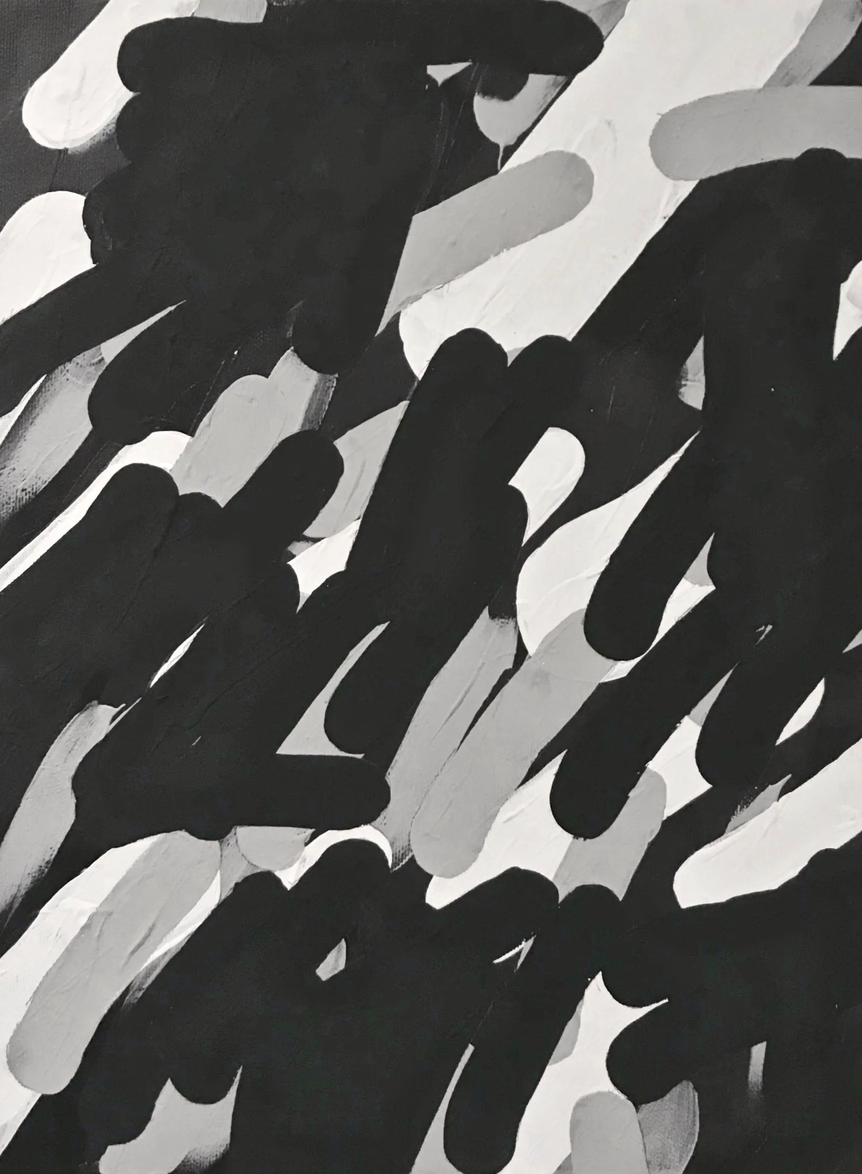Untitled (light painting) , 2018, acrylic on canvas, 30cm x 40cm