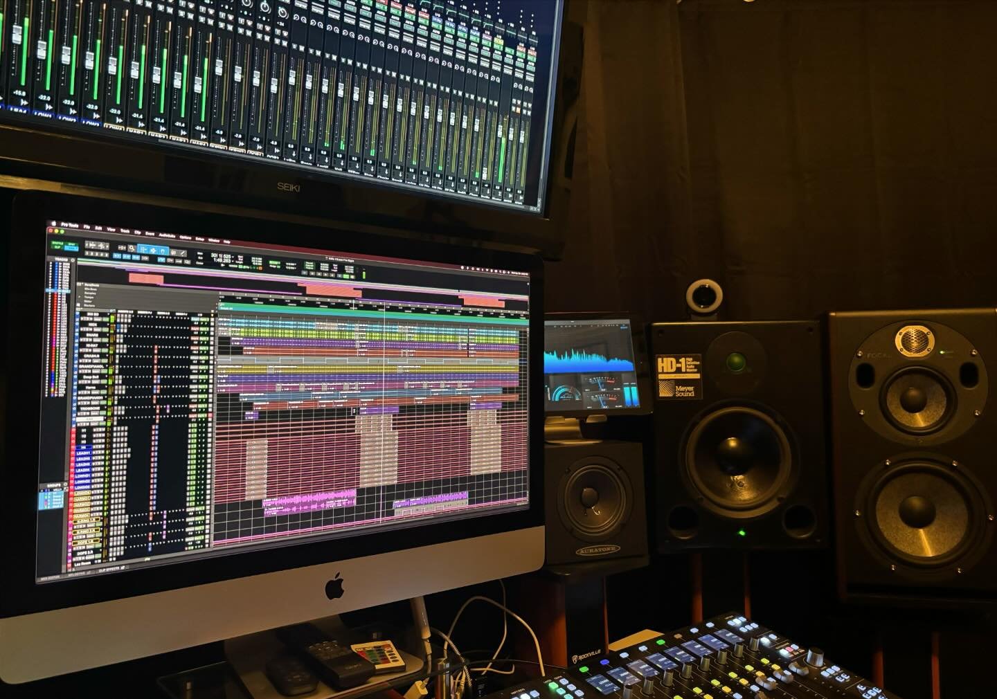 Mixing a song this evening for Dope E featuring @therealkrino1 .  I think there&rsquo;s just a few more songs to work on and this album will be finished.  #thestonesound