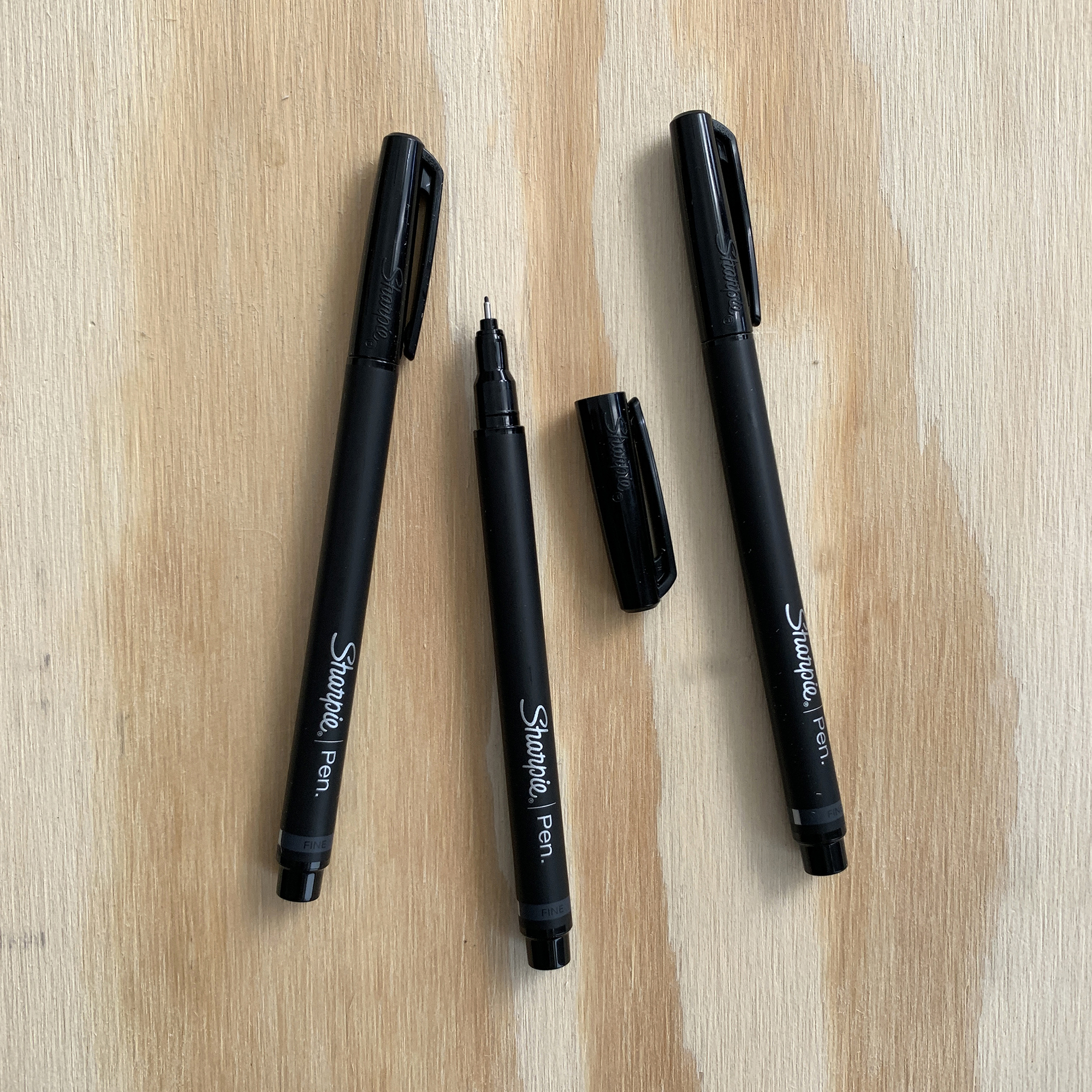 Sharpie Fine Point Pen Black (Pack of 3) — doane paper