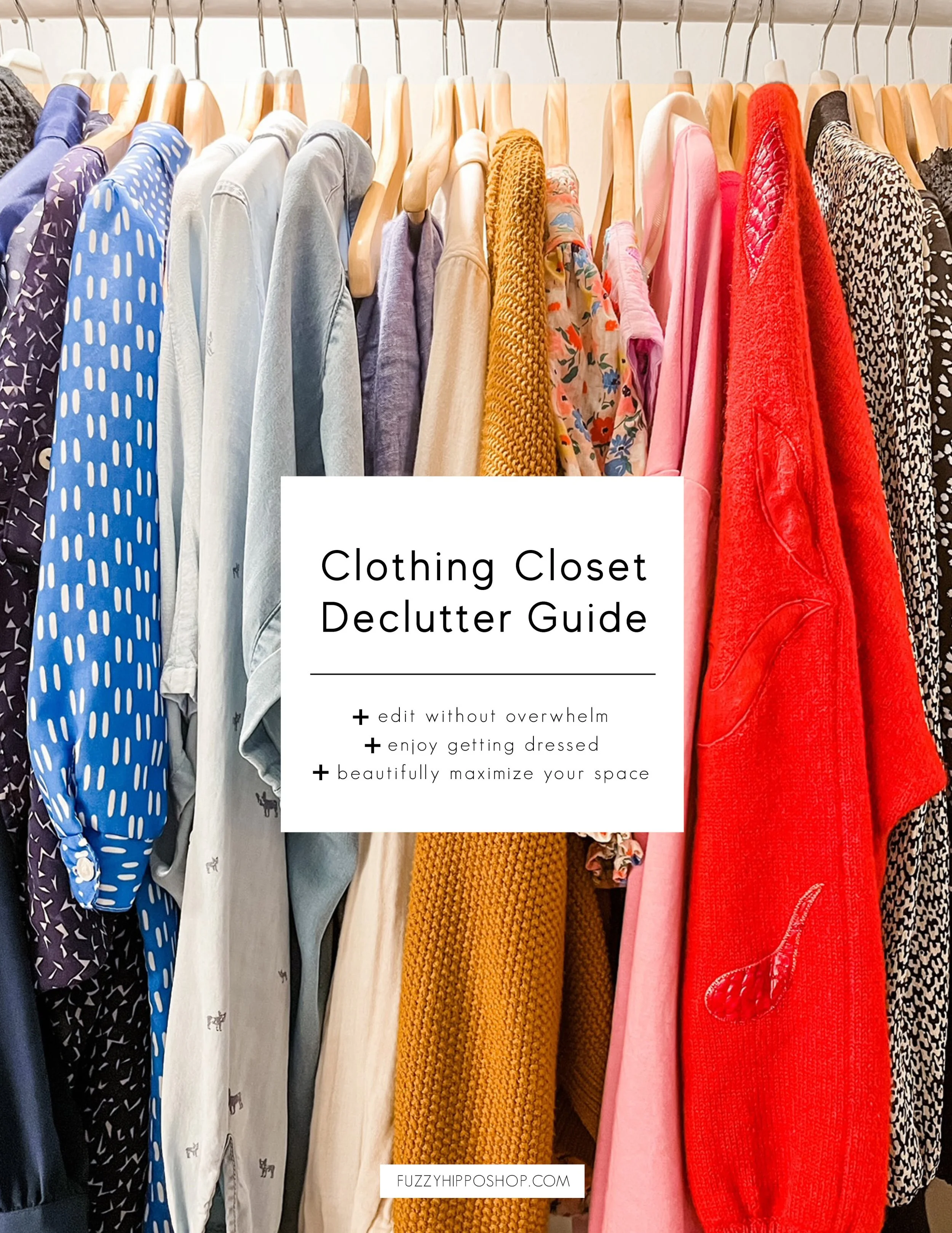 Clothing Closet Declutter Guide