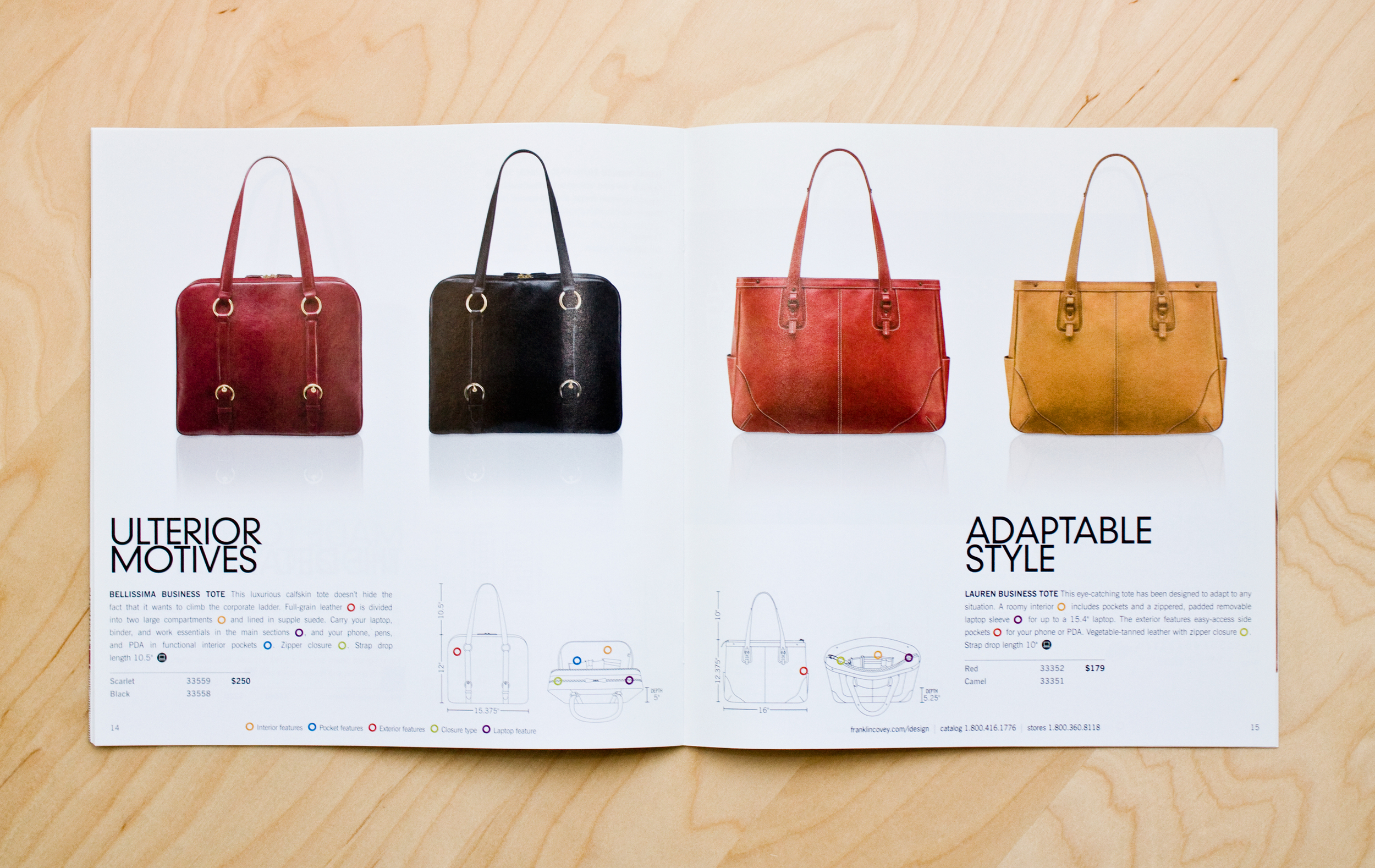 franklincovey insightful design catalog graphic design Yumi creative