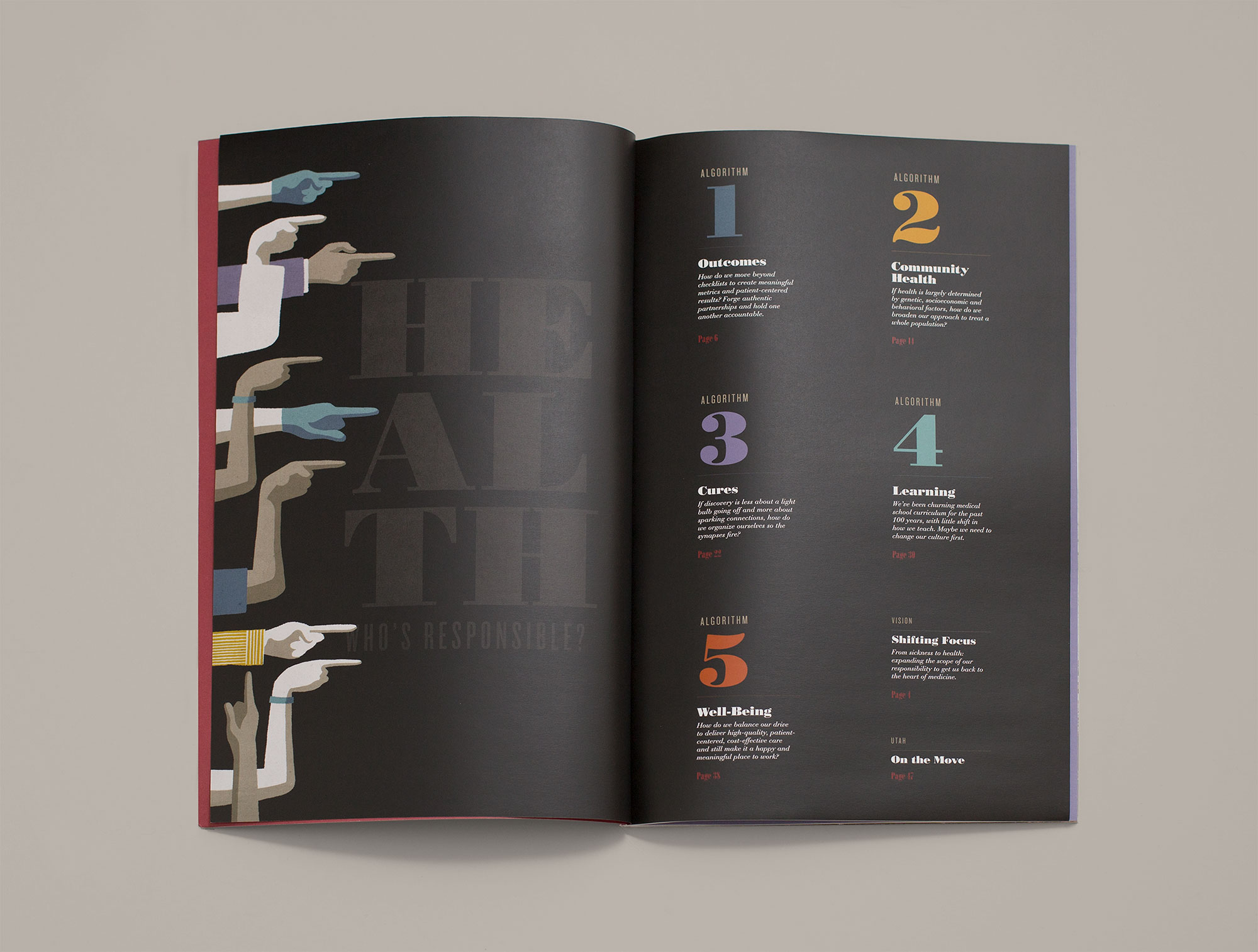 university of utah uhealth algorithms for innovation annual report design Yumi creative