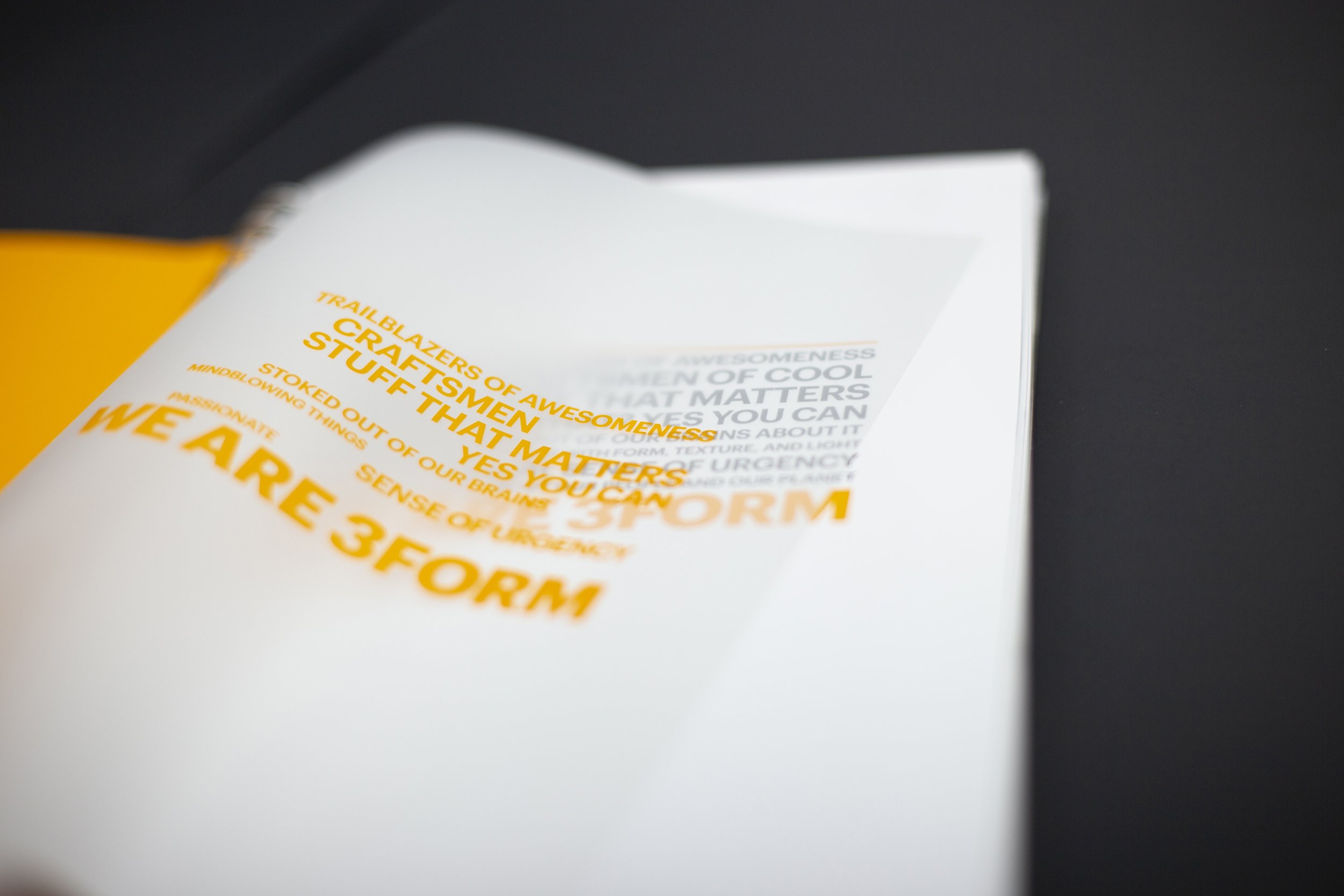3form catalog guide graphic design Yumi creative