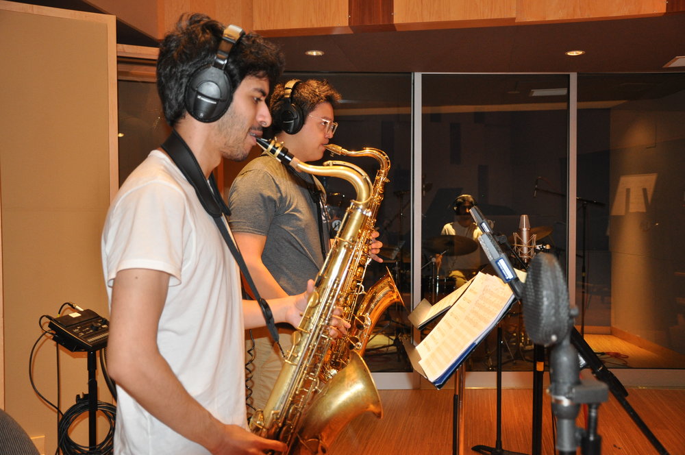  Austin Bassarath (Tenor Sax foreground) 