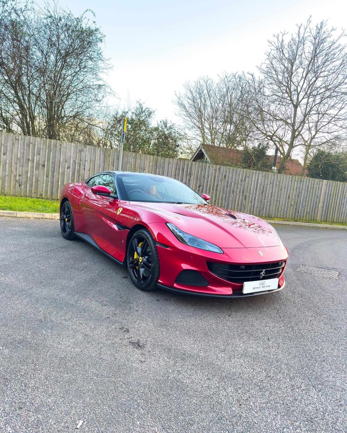 It&rsquo;s #ferrarifriday! This Ferrari Portofino returned for some visual improvements! After we PPF&rsquo;d the entire car last year, the client decided they wanted to enhance the appearance further. We removed the PPF from the roof, wrapped it in 
