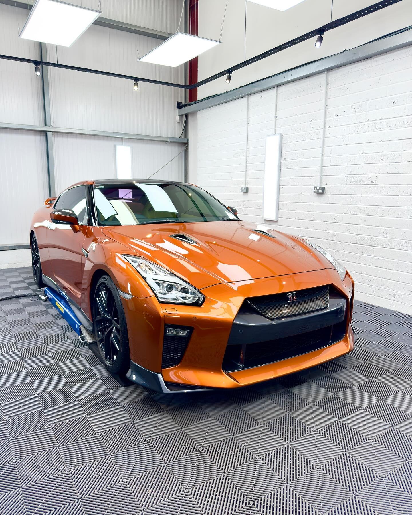 Nissan GTR finished in Katsura orange now PPF&rsquo;d in the vulnerable areas preventing stone chips and road rash to the front end. Suntek Reaction self healing PPF enhancing the appearance of the paintwork whilst adding a layer of crucial protectio