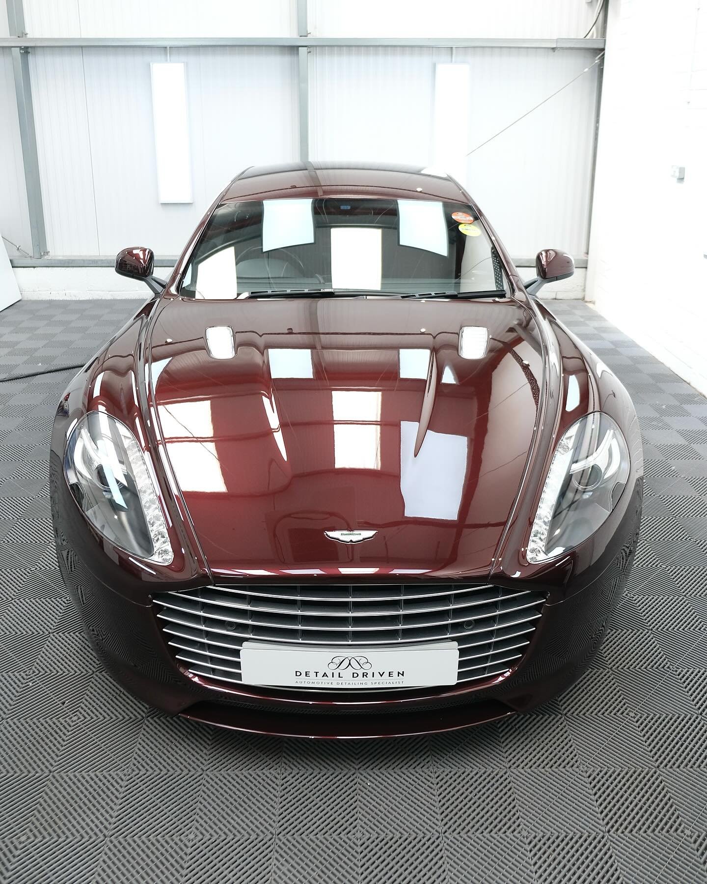 Aston Martin Rapide S after we installed our extended front PPF kit. A car we&rsquo;ve seen a few times before, returned this time after some recent paintwork to repair stone chips and road rash, for PPF to prevent it from happening again. Edited tem