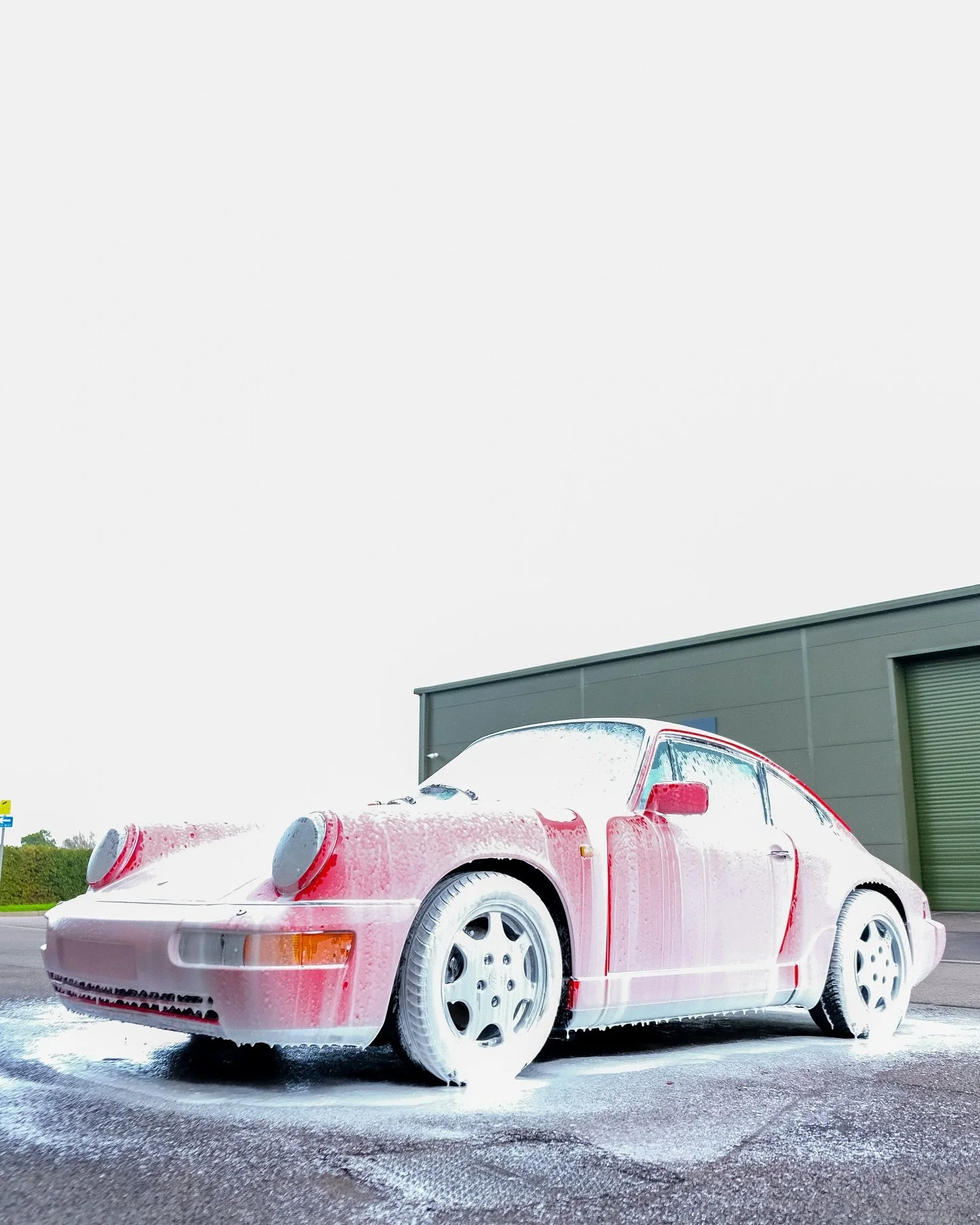 Beautiful 964 Carrera 2 here for full PPF and Ceramic Coating. #ppf #ceramiccoating #suntek #suntekppf #porsche #porsche911 #964 #964carrera